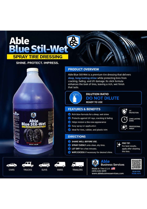 Able Blue Stil-Wet Tire Dressing