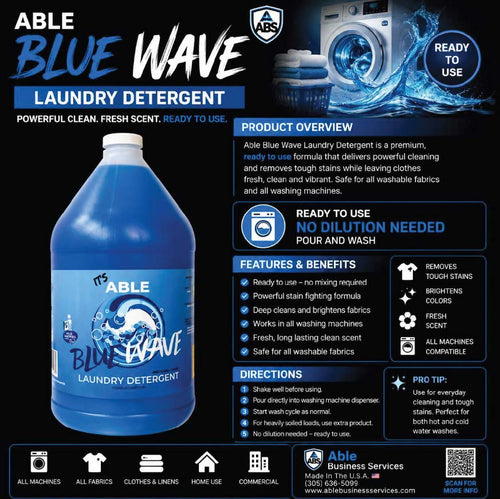 Able Blue Wave Laundry Detergent