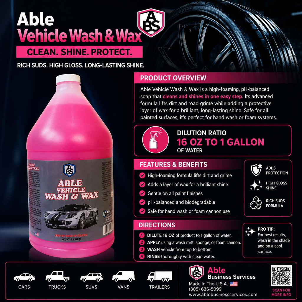 Able Wash & Wax Soap