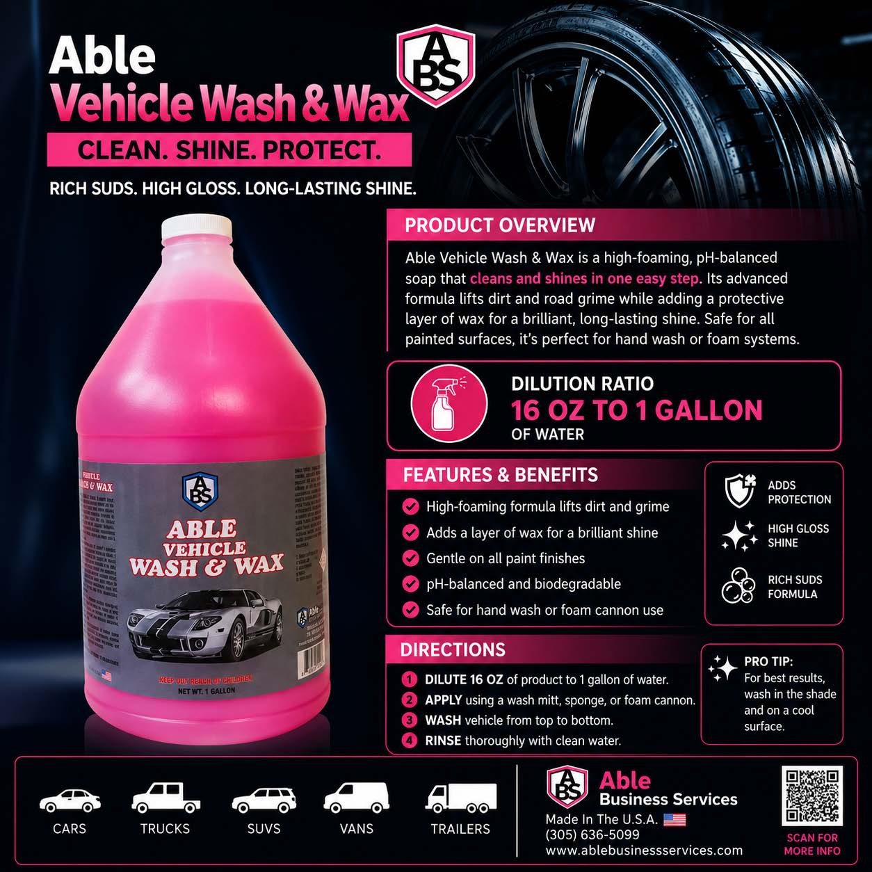 Able Wash & Wax Soap